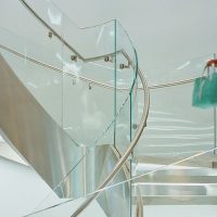 Tiffany & Co - Curved Staircase Tiffany & Co curved staircase