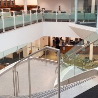 Suffolk County Community College tempered glass