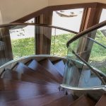 glass staircase