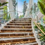 Emporium-Hotel glass staircase