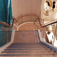 Tiffany Tiffany & Co. staircase glass